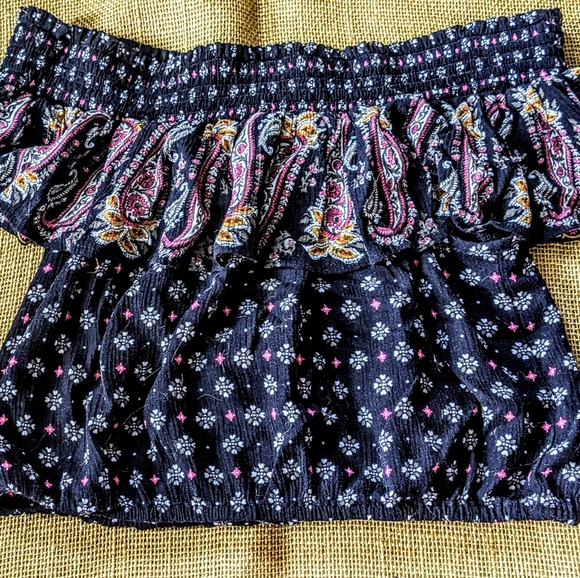 Cute Sweet Summer Hippie Vibes Ruffle Crop Top Fun - Picture 9 of 14